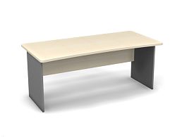 Стол прямой 1800 Берлин Береза Майнау/Серый СП 180.65 - Фото предпросмотра