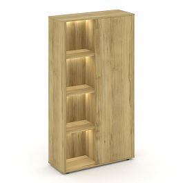 Касл Шкаф для документов правый CS.D-DP-1.1 (R) Дуб Винченцо 1171*450*2110 - Фото предпросмотра