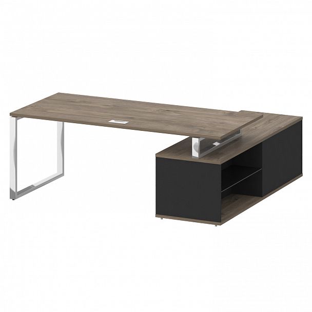 Стол с опорной греденцией "Shift" SK.SRG-200 дуб мали/антрацит - Вид 4