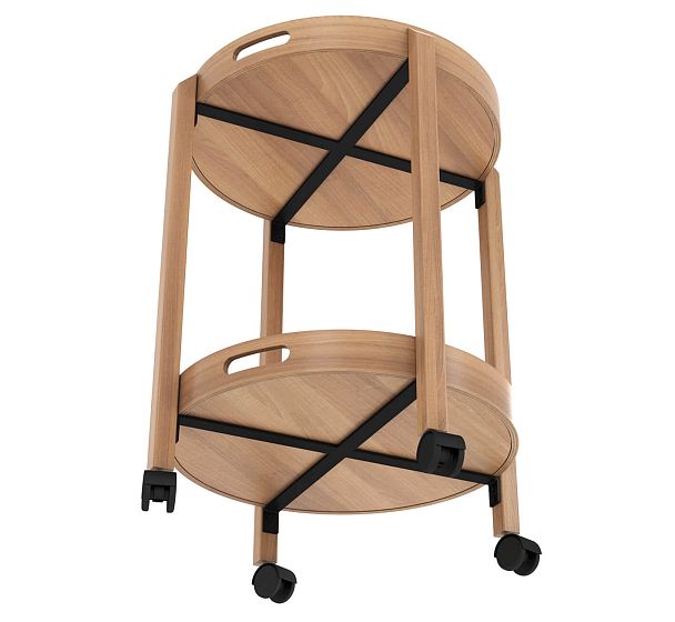 Сервировочный cтолик Sheffilton SHT-CT63 прозрачный лак - Вид 5