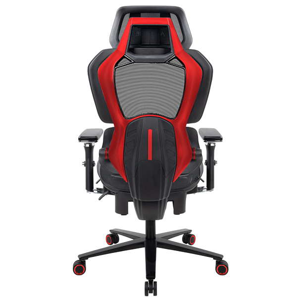 Кресло ATRONE (АТРОН) "Optimus ER-707", адаптивный механизм со слайдером, сетка, черный/красный, 532968 - Вид 6