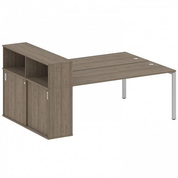 Рабочая станция "Metal System" БП.РС-СШК-2.5 вяз/серый - Вид 1