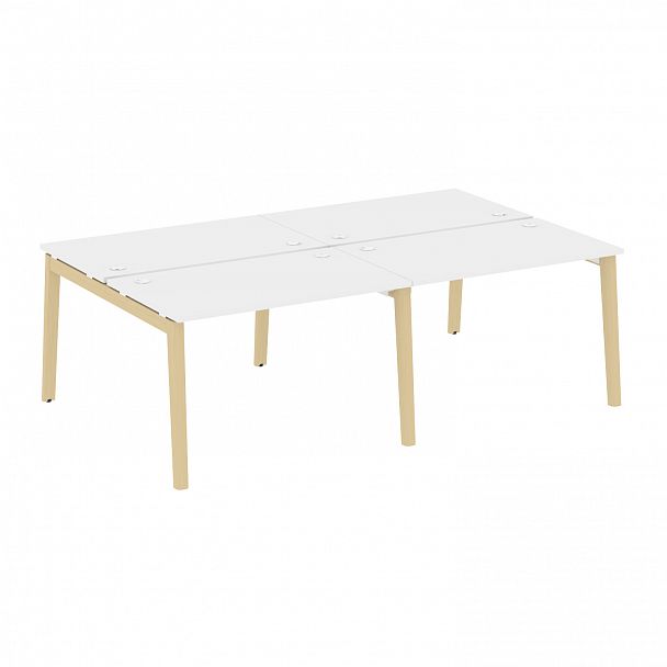 Рабочая станция "Onix wood" OW.D.RS-4.2.7 белый/дуб светлый - Вид 1