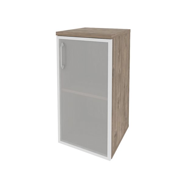 Onix Шкаф низкий узкий правый O.SU-3.2 R (R) Тиквуд темный 400*420*823 - Вид 1