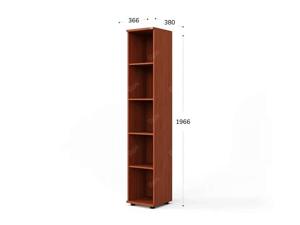UNITY РШ-4 ОРЕХ ИТАЛЬЯНСКИЙ Стеллаж открытый Прямой 366x380x1966 - Вид 7