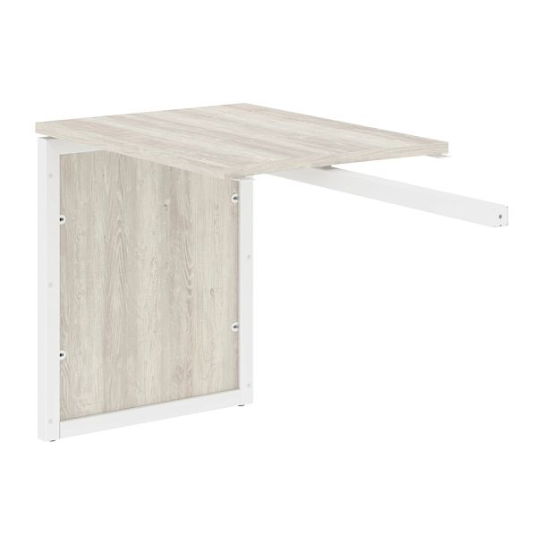 Брифинг приставка XQPR 889 Сосна Эдмонт/Белый 800х600х750 XTEN-QP - Вид 1