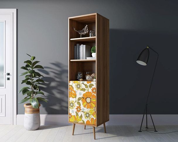 Стеллаж с ящиками Berber принт 47 арт BB45/Print_47 - Вид 3