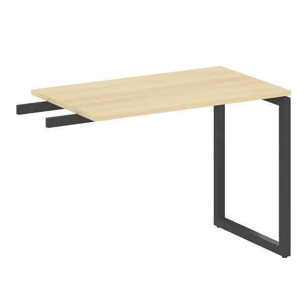 Metal System Quattro Приставной элемент на О-образном м/к 40БО.ПР-3 Акация/Антрацит металл 1000*600*750 - Вид 1