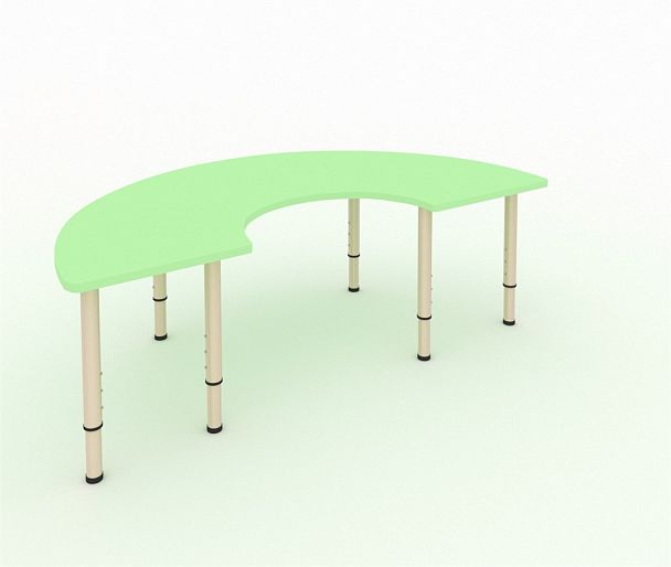 Детский стол Подкова зеленый, гр.0-3 - Вид 1