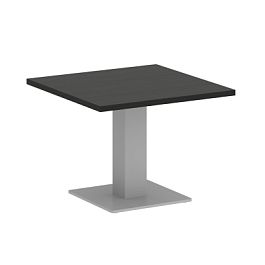 Home Office Стол журнальный квадратный VR.SP-5-60.2G Суар тёмный/Серый металл 600*600*450 - Фото предпросмотра