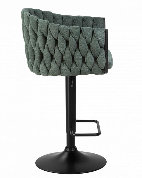 Стул барный DOBRIN LEON (зеленая ткань (LAR 275-23)) - Вид 5
