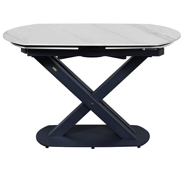 Стол раскладной  Sheffilton SHT-T75 белый мрамор/черный - Вид 4