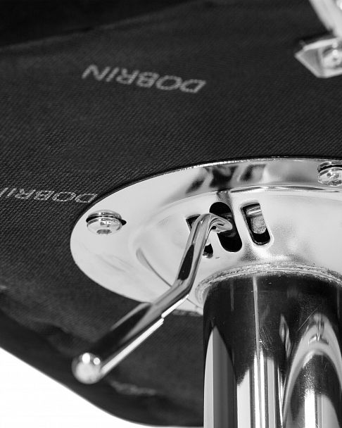 Стул барный DOBRIN KRUGER ARM (черный велюр (MJ9-101)) - Вид 10