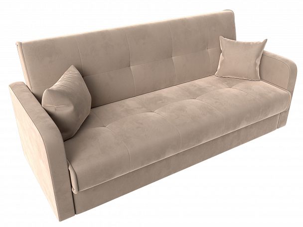 Диван книжка Надежда (полностью велюр бежевый) - Вид 5