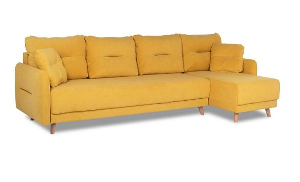 Диван 4-х местный FOLDE ottoman желтый - Вид 3