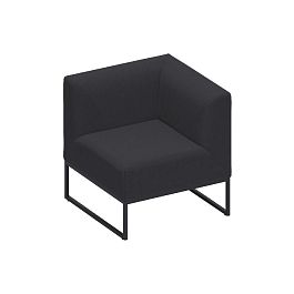 Секция угловая Мейджик / Magic Mg/ygl ткань чёрная AU 21 - Фото предпросмотра