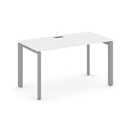 Стайл Проджект Некст / Style Project Next Стол письменный SN-59P.SP-015 Белый/Металл Серый/Серебро Заглушка 1780*700*750 - Фото предпросмотра