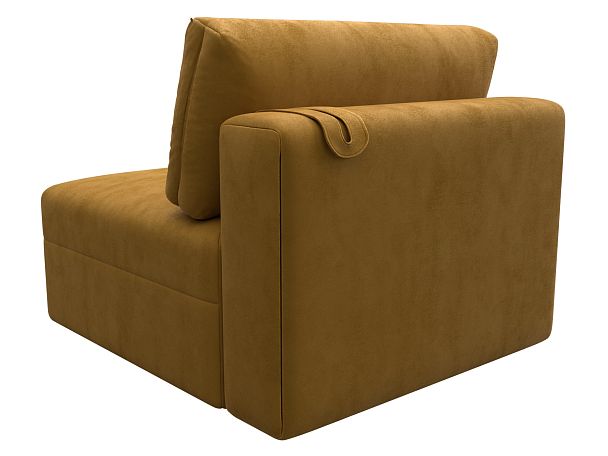 Модуль диван Лига-060 НПБ Велюр желтый - Вид 5