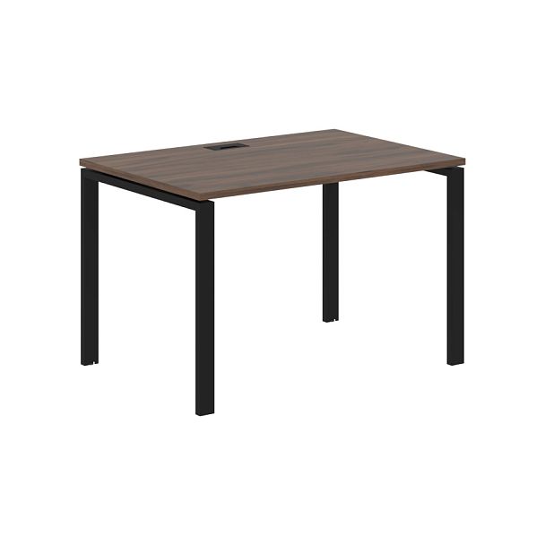 Стол прямой EUST 1180 Дуб Денвер тёмный/Черный 1160х800х750 EDIS - Вид 1