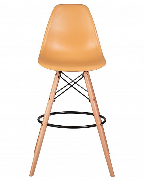 Стул барный DOBRIN DSW BAR (ножки светлый бук, цвет персиковый (NX-Y-06)) - Вид 6