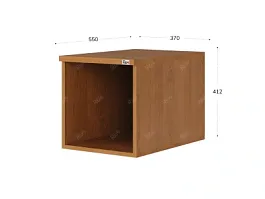 UNITY РА-04Г ВИШНЯ Антресоль узкая низкая 370х550х380 - Фото предпросмотра