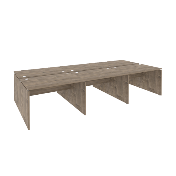 Onix Рабочая станция O.D.RS-6.2.8 Тиквуд темный 3540*1635*750 - Вид 1