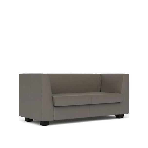 Диван 2-местный Миларго экокожа серо-коричневая CN6 - Вид 1