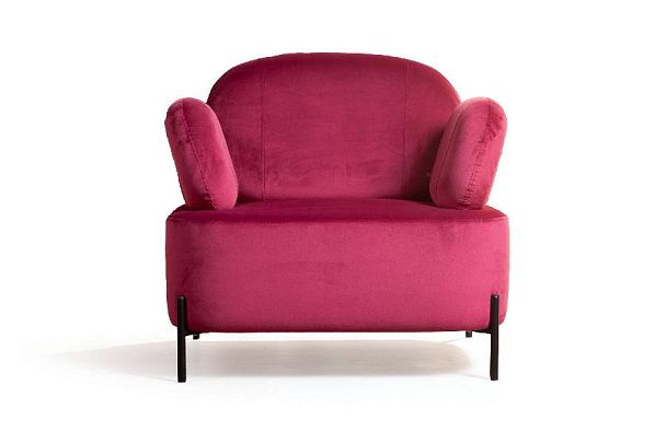 Кресло Dandy, бархат красный 16 - Вид 2