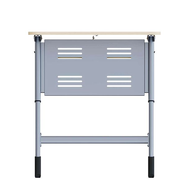 Парта Smart на плоскоовале 1М с РН (столеш.ЛДСП ЗУ, Экран ПЭ, Полка), гр.4-6 - Вид 2