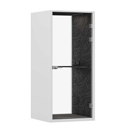 SoundCube RV UNO з/с-стекло  SDC-1.0-GL Белый/Морская Галька/Антрацит/Прозрачный/Серый 1041*1070*2278 - Фото предпросмотра