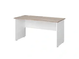 TANDEM RTD026-140-MA Стол прямоугольный ун-й 1400х700х750 Дуб Маувелла/Белый - Фото предпросмотра