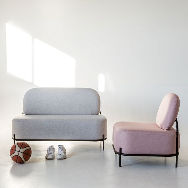 Диван Gawaii 2-х мест Розовый - Вид 7