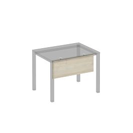 Экран стола защитный (ДСП) с кронштейнами для стола 100 на белом металлокаркасе КФ Комфорт КФ К.Б 810 ДШ дуб шамони - Фото предпросмотра