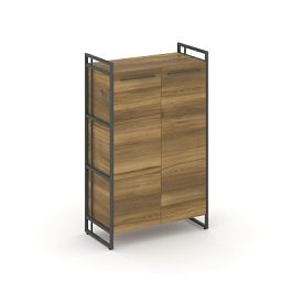 Rift Шкаф 3 ниши широкий RF.SS-31 Сандал Янтарный/Металл Антрацит 798*396*1286 - Фото предпросмотра