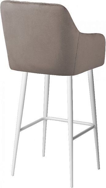 Комплект барных поворотных кресел Барли К, Confetti mocco/белый, 2 шт. - Вид 5