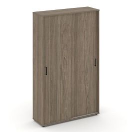 Стайл Проджект Шкаф-купе комбинир. SN.SHK.E-002 Вяз Благородный/Черный Ручки 1200*400*1982 - Фото предпросмотра