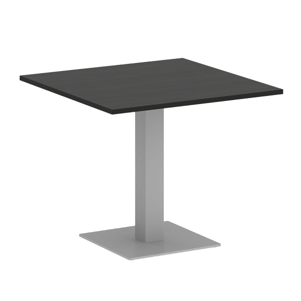 Home Office Стол квадратный VR.SP-5-90.2 Суар тёмный/Серый металл 900*900*750 - Вид 1