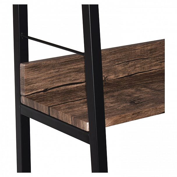 Стеллаж на металлокаркасе BRABIX "LOFT SH-003", 600х350х1500 мм, 5 полок, цвет морёный дуб, 641234 - Вид 9