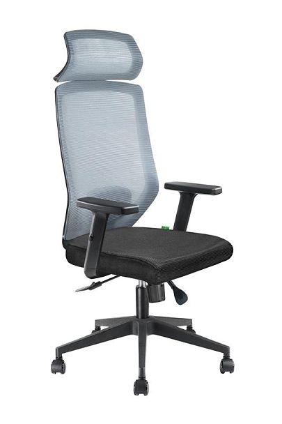 Кресло Бронте / Bronte A755 Luxe Серый/Черный - Вид 1