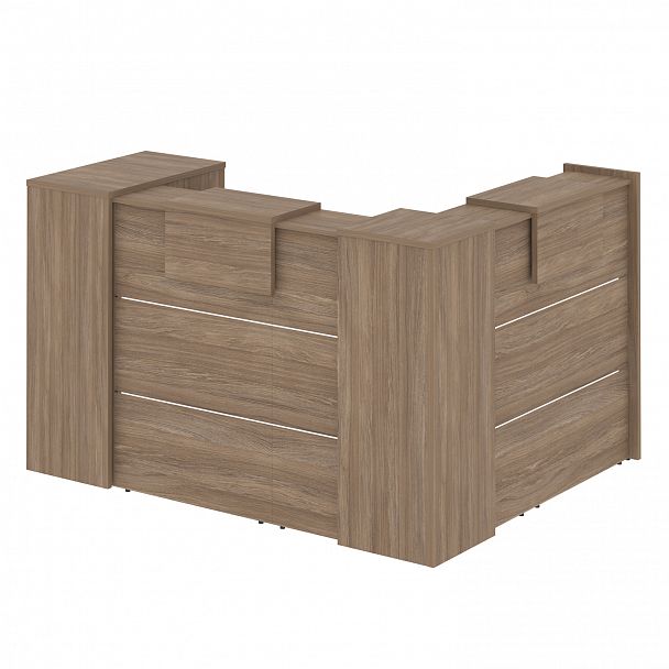 Ресепшн Г-образный "Onix" O.R-K-26 дуб аризона - Вид 2