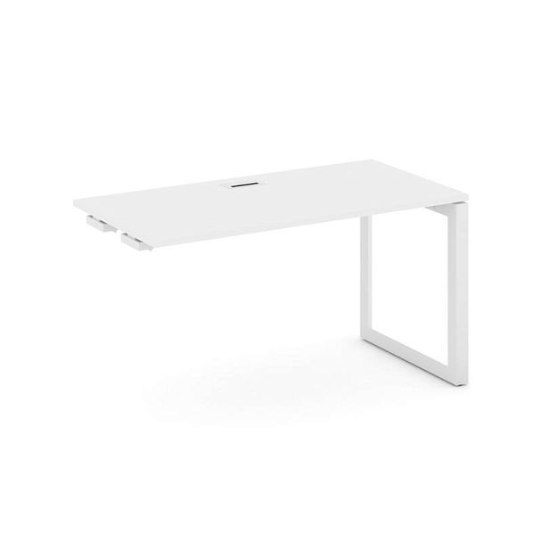 Style Project Next Стол-приставка к опор. элем. SN-59O.OPRS-002 Белый/Металл Белый/Белый Заглушка 1180*600*750 - Вид 1