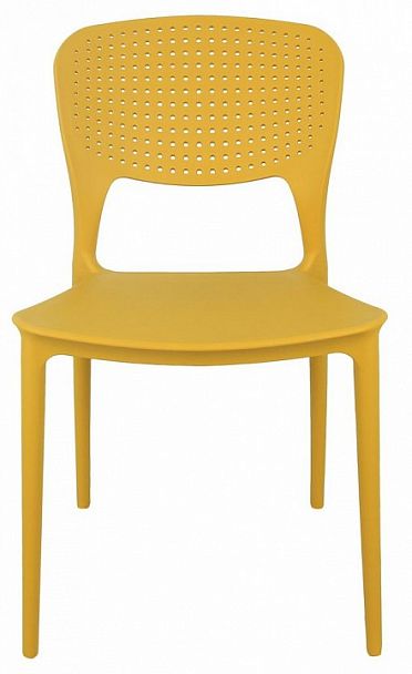 Стул Spot жёлтый, стопируемый - Вид 2