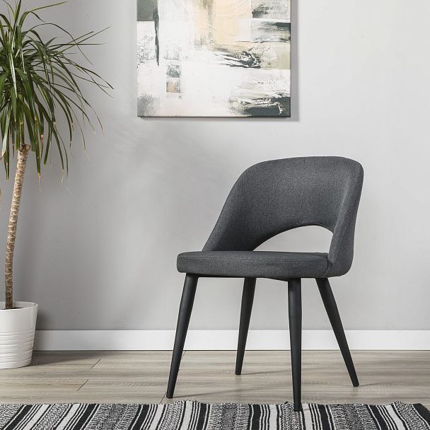 Стул Lars тёмно-серый/черный - Вид 10