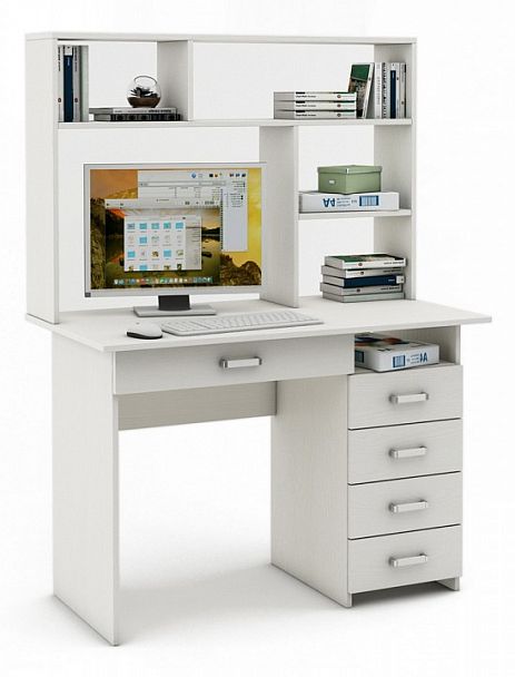 Стол компьютерный Лайт-5Я СН - Вид 1