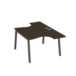 Рабочая станция каркас TRE столы Классика (2х120) A4 А4 Б3 180  БП венге / металлокаркас антрацит - Фото предпросмотра