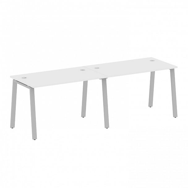 Рабочая станция "Metal System" БА.СМ-2.2 белый/серый - Вид 1