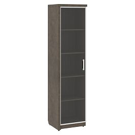 Шкаф СФ-534581 Бетон чикаго тем F187 ST9/Дрифтвуд H3090 ST22/Графит\Черный 537х454,5х2083 WOOD&STONE - Фото предпросмотра