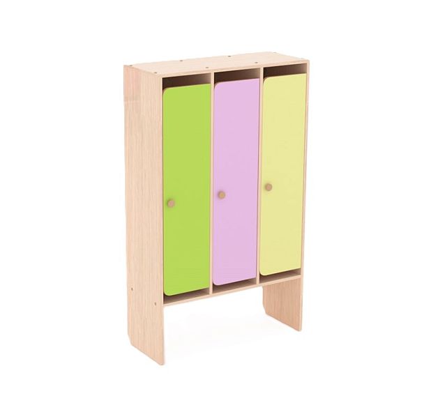 Шкаф детский 3-секционный для одежды ШЛД-008 - Вид 1