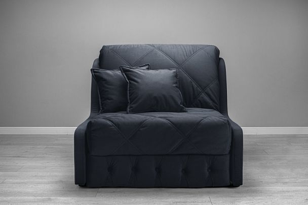 Кресло-аккордеон «Римини» серое (графитовое) - Вид 2