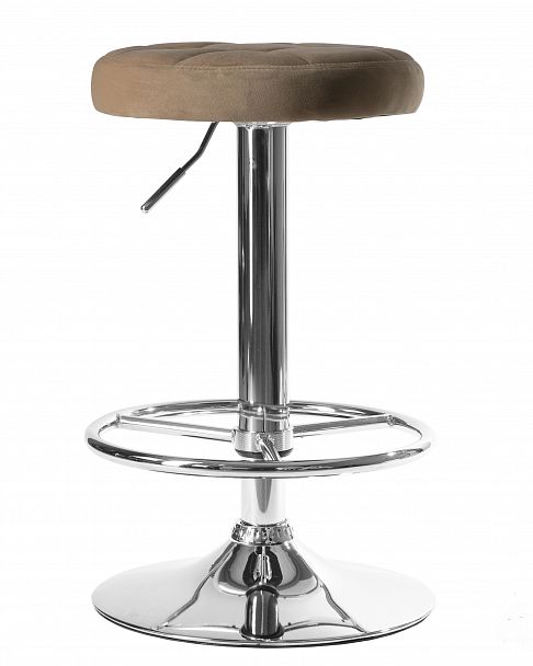 Табурет барный DOBRIN BRUNO (бежевый велюр (MJ9-10)) - Вид 2